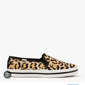 Leopard Print Slip-On Sneakers